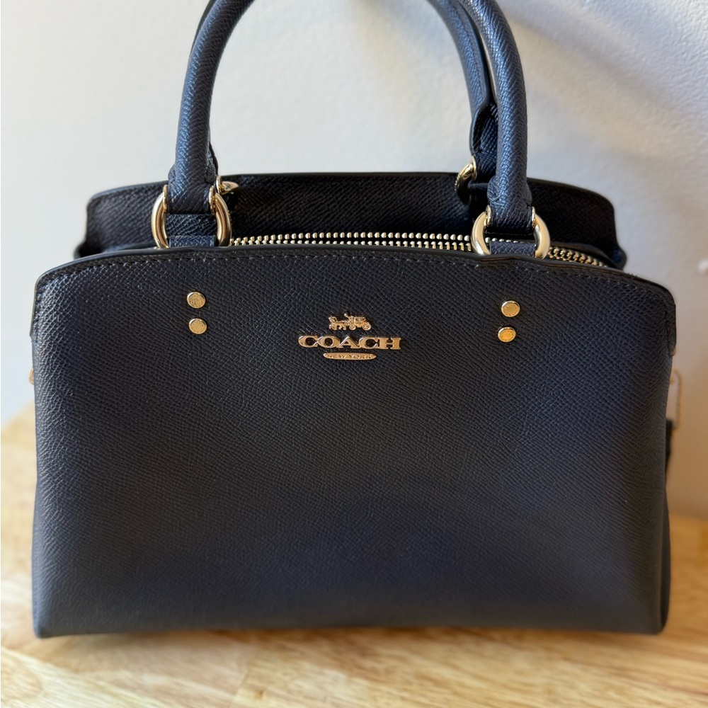 Coach Midnight blue Leather Handbag
